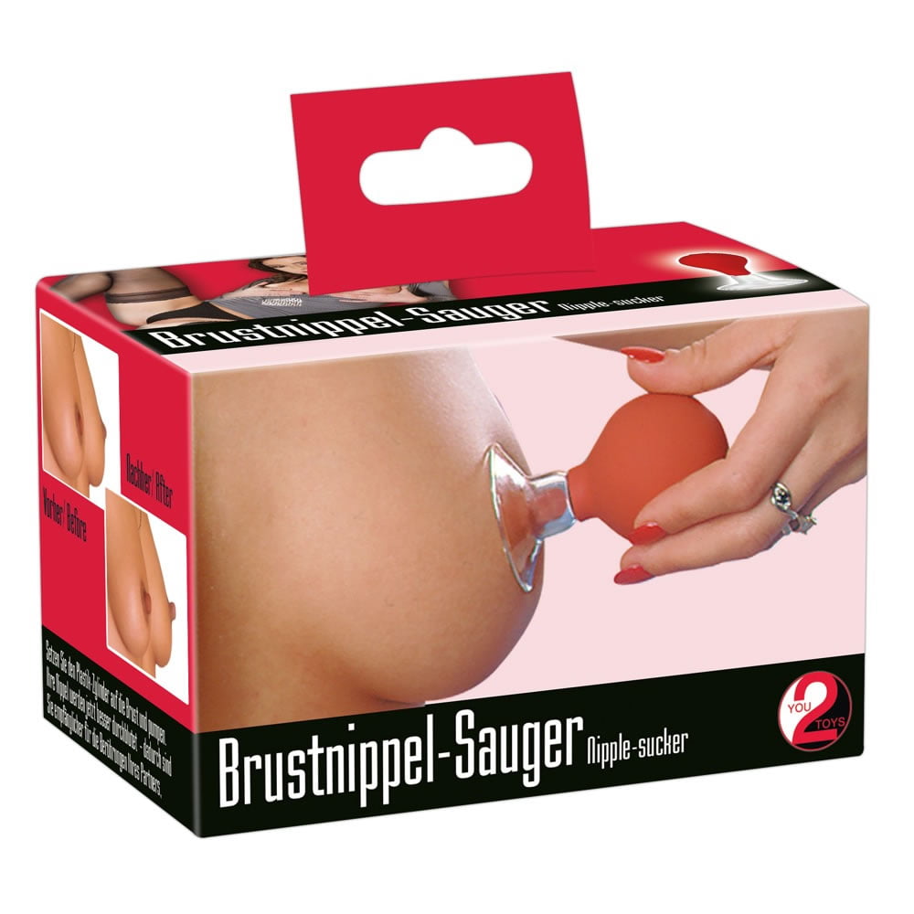 Nipple Sucker - Pumpe til BrystvorterneRød