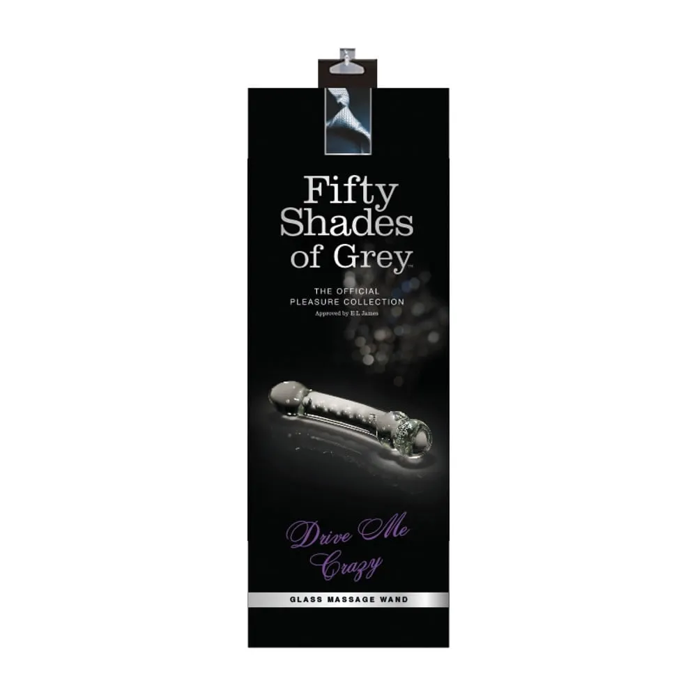 Drive Me Crazy Glas Dildo - Fifty Shades of GreyKlar / Gennemsigtig