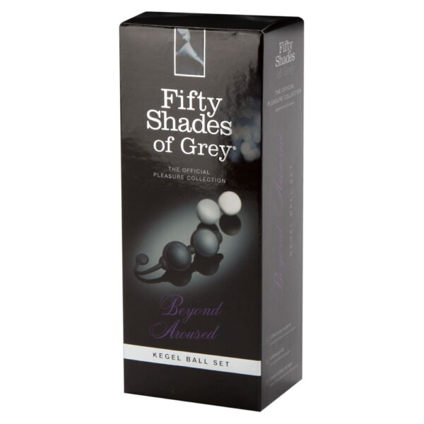 Beyond Aroused Bækkenbundskugler - Fifty Shades of GreySort / Grå / Hvid