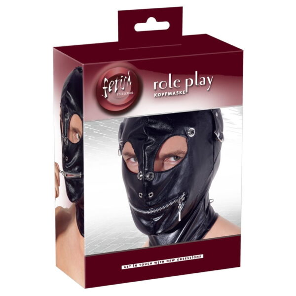 Fetish Maske i LæderlookOnesize