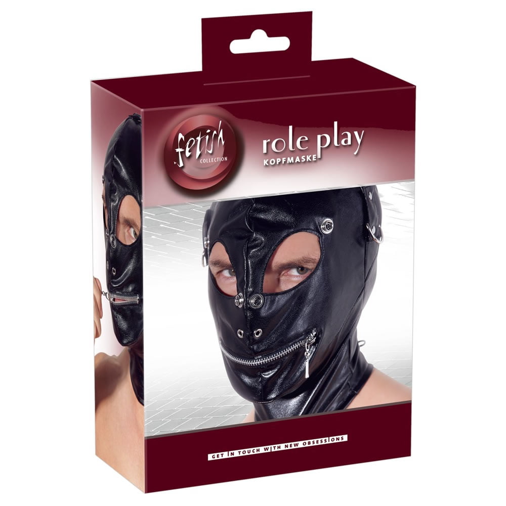 Fetish Maske i LæderlookOnesize