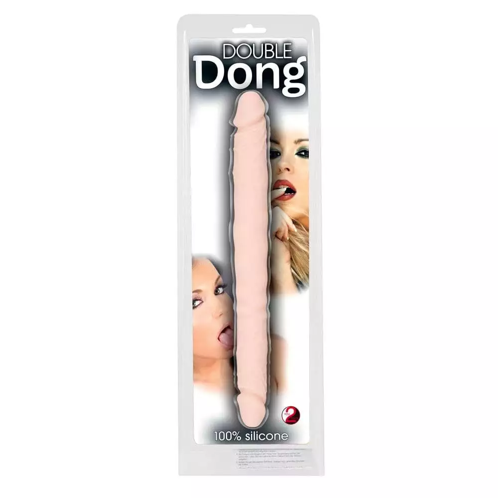 Silikone Dobbelt Dildo Double DongHudfarve