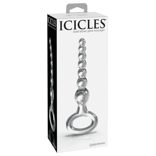 Glas Anal Kæde - Icicles No. 67Gennemsigtig