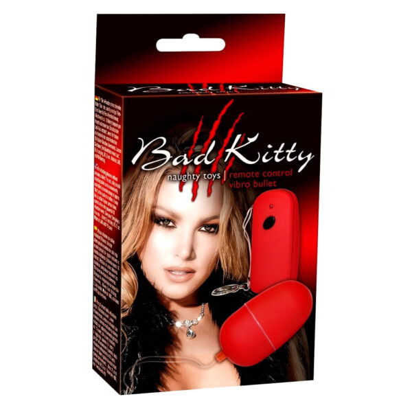 Bad Kitty Trådløs Vibro-ægRød