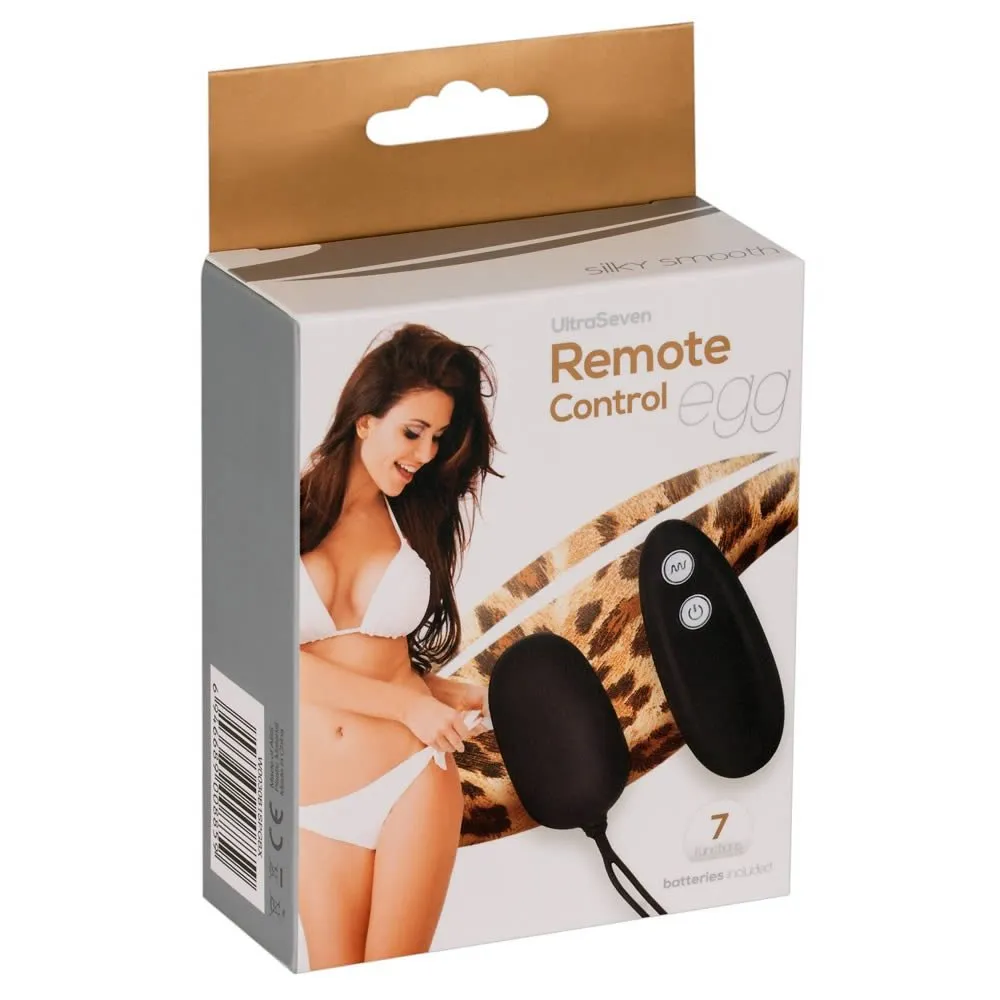 Ultra Seven Trådløs Vibrator ÆgSort