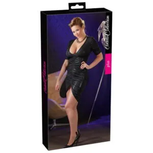 Plus Size Kjole med Draperinger