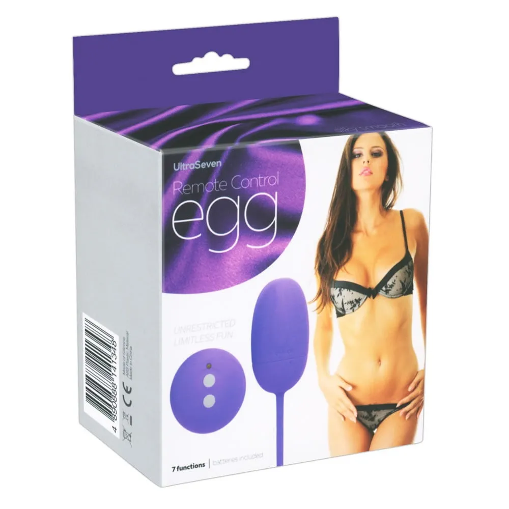 Vibrator Æg med Trådløs Fjernbetjening Seven CreationsLilla