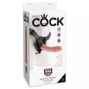 King Cock Strap-On Dildo med Harness