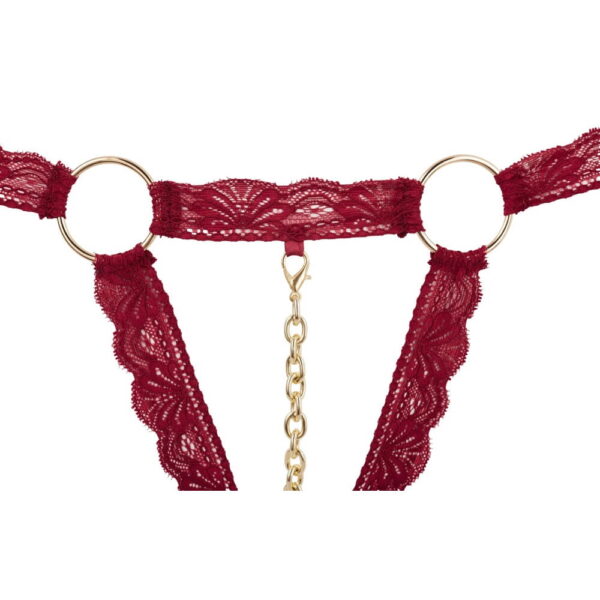 Open Lace Blonde Lingeri sæt med BH & Trusse - Image 7
