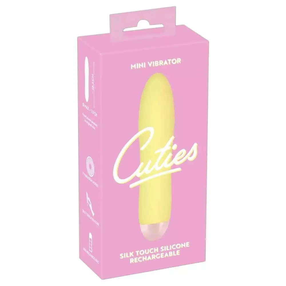 Cuties Mini Yellow - Vaginal og Anal VibratorGul