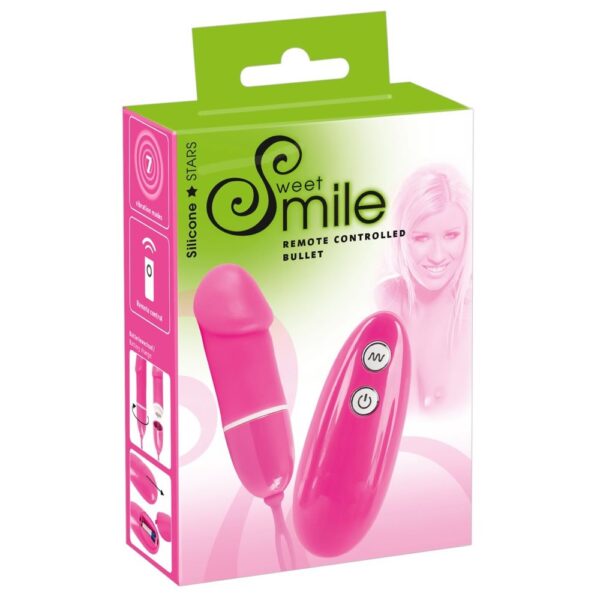 Sweet Smile Mini Vibrator med Trådløs FjernbetjeningPink