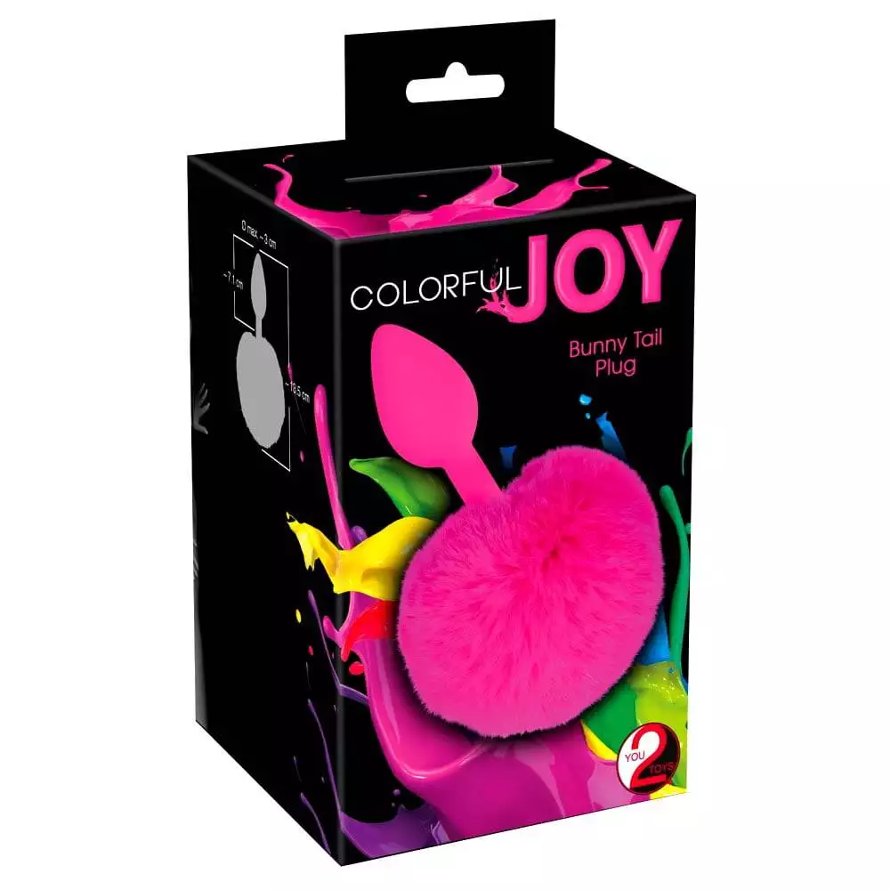Anal Plug Bunny Tail med PelskvastPink