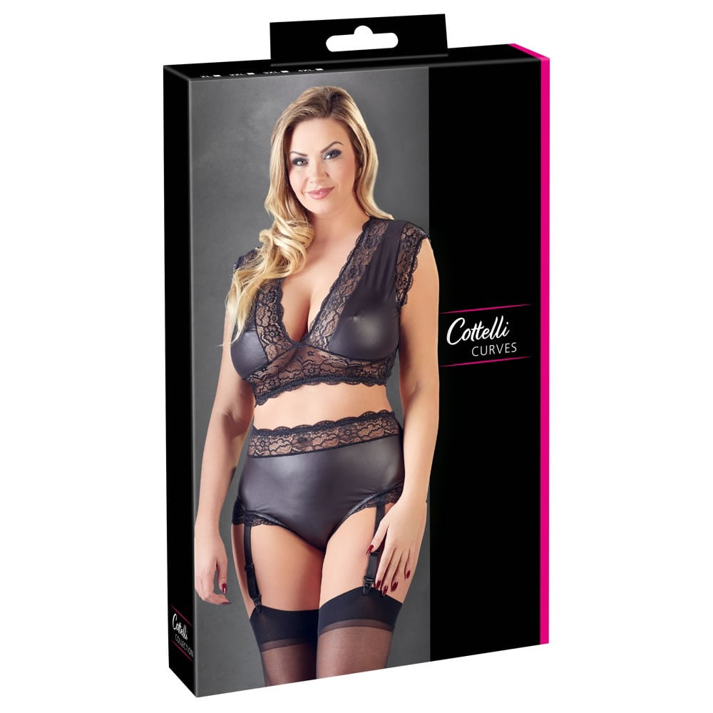 Plus Size Lingeri sæt af Wetlook & Blonde4XL