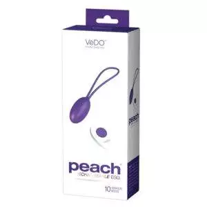 VeDO Peach Trådløs Vibrator Æg og Bækkenbundskugle