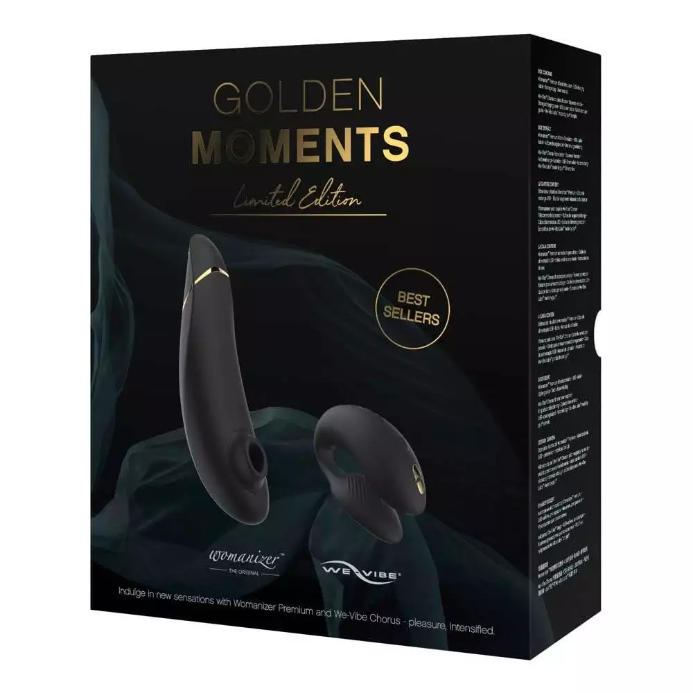 Womanizer Golden Moments med We-Vibe Chorus Par VibratorSort / Guld