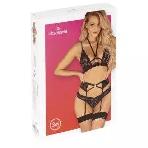 Obsessive Alessya Blonde Lingeri Sæt