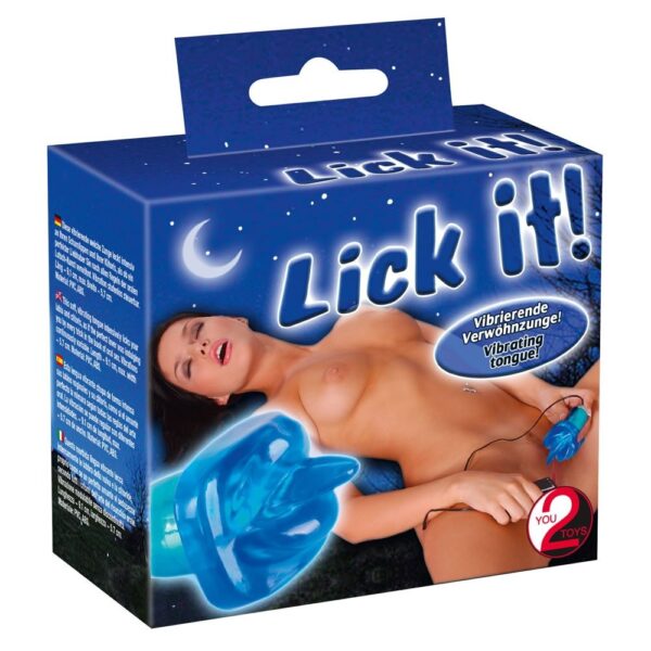 Lick it Blue Masturbations VibratorBlå