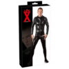 Herre Latex Heldragt i sortXL