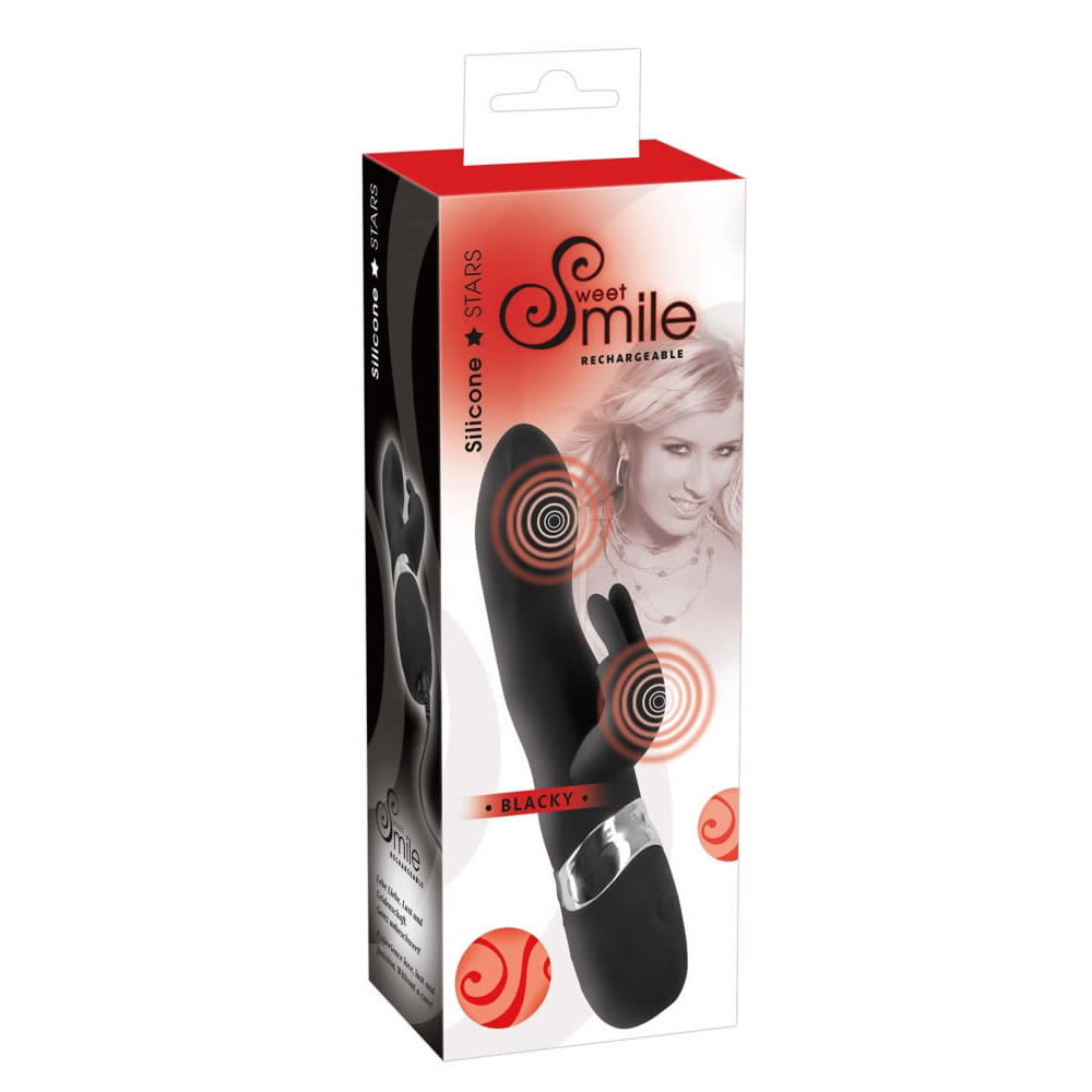 Sweet Smile Blacky Vibrator med KlitorisstimulatorSort