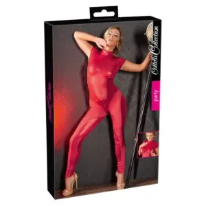 Wetlook Catsuit i Rød