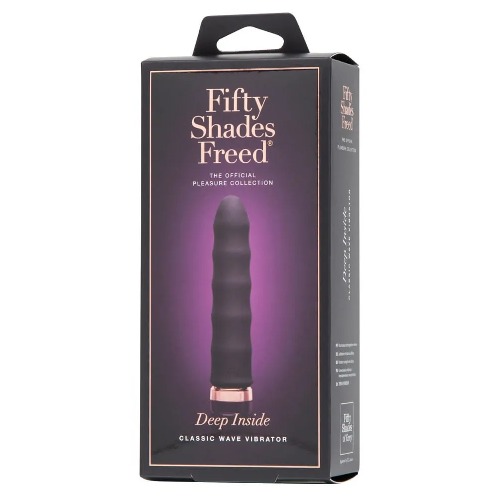 Deep Inside Rille Vibrator - Fifty ShadesLilla
