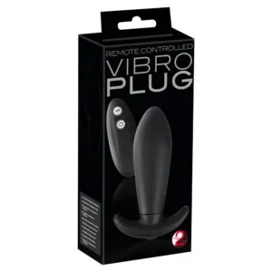 Vibrator anal plug med fjernbetjening