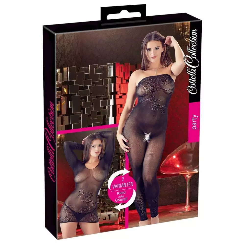 Catsuit og Kjole - 2 in 1 lingeriOnesize (S-L)