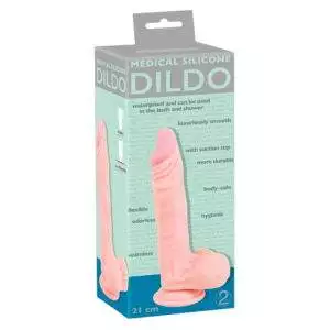 Medical Realistisk Silikone Dildo med Sugekop