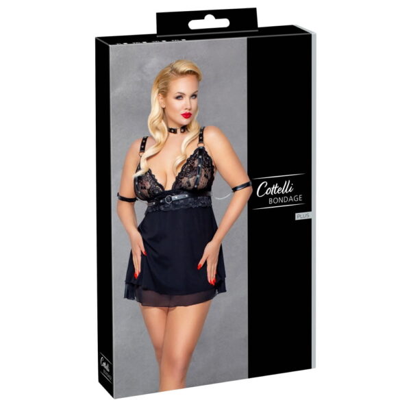Plus Size Babydoll med Håndlænker