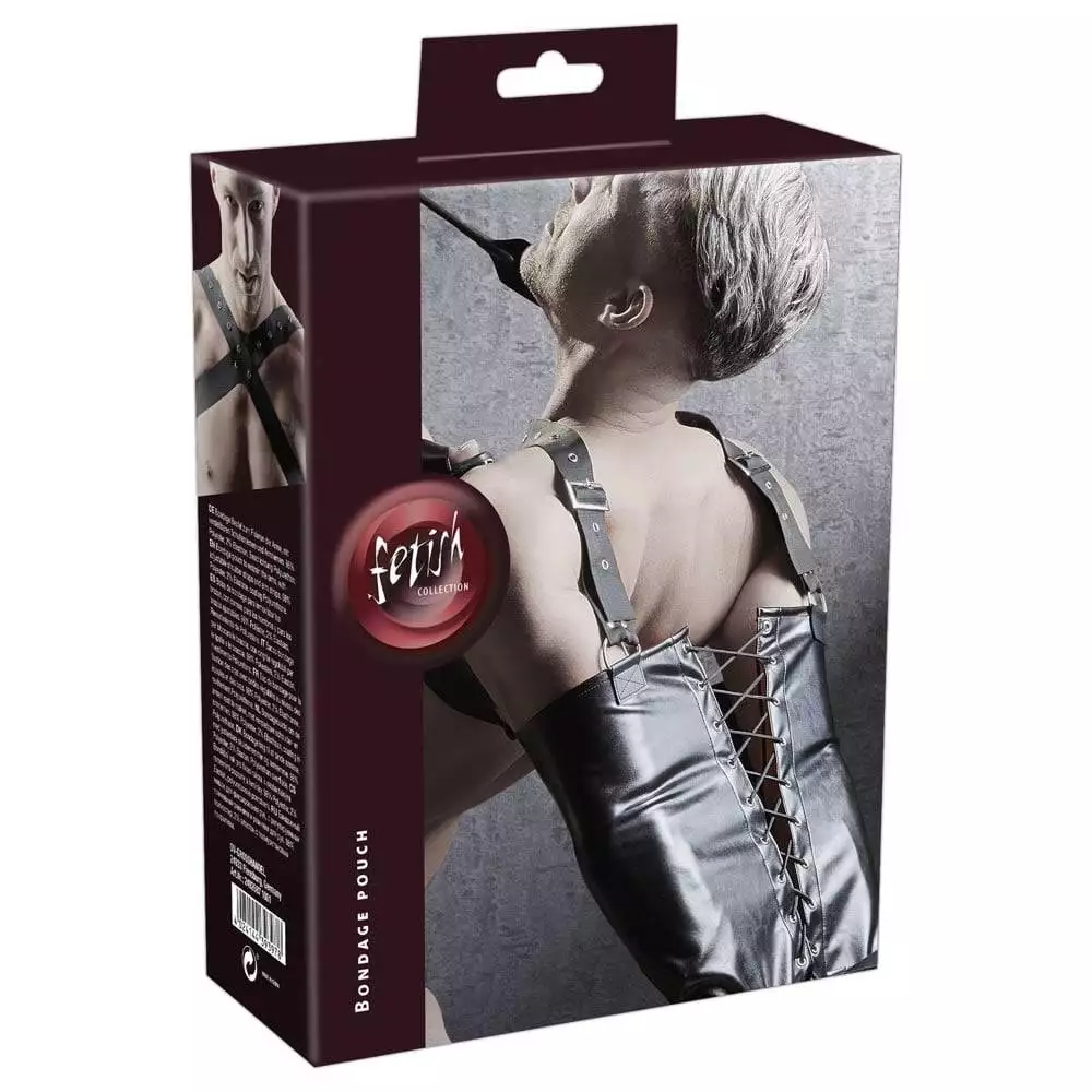 Fetish Collection Armsæk i KunstlæderSort