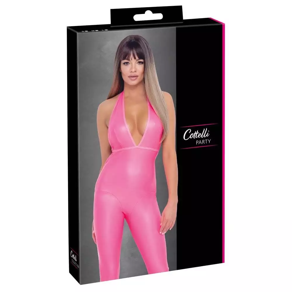 Wetlook Jumpsuit i PinkL