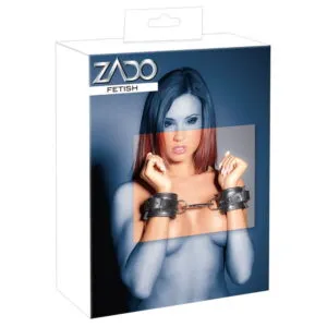 Læder Håndjern i Sort