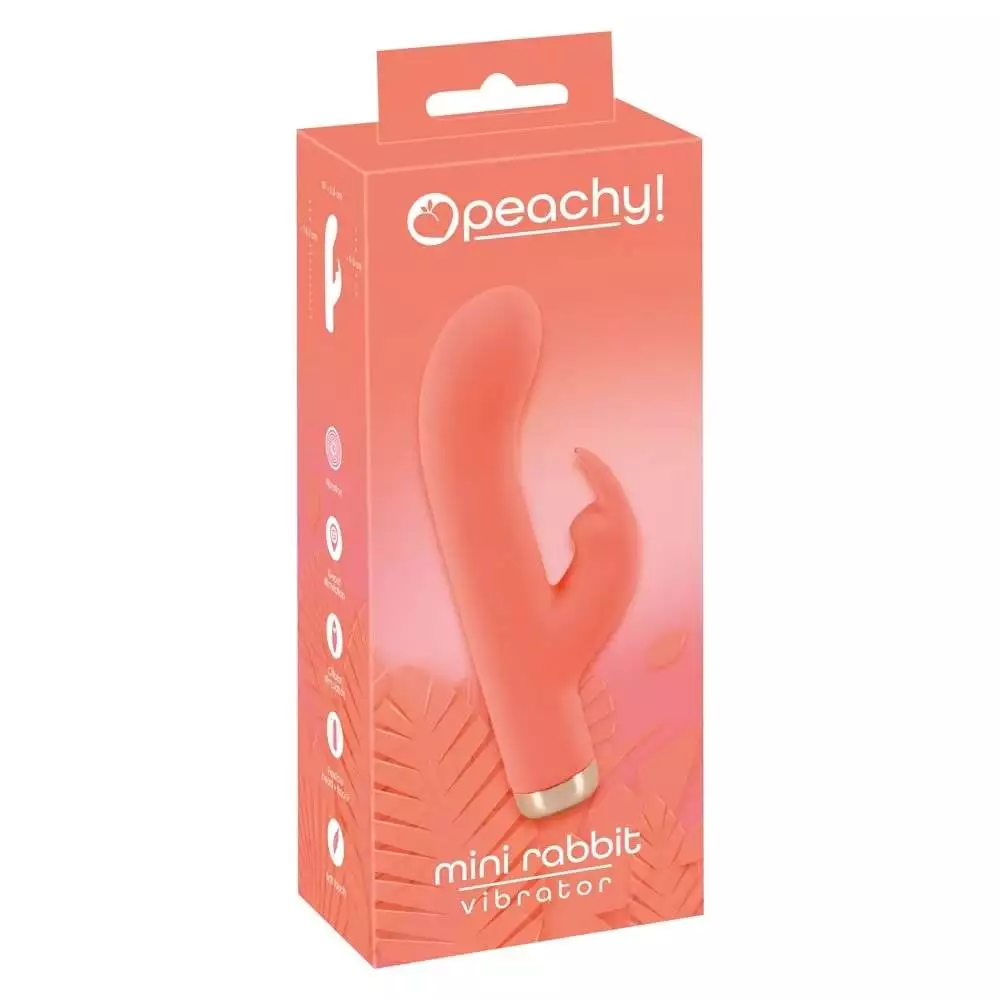 Peachy Mini Rabbit VibratorOrange