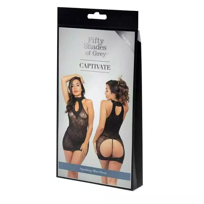 Fifty Shades Captivate Kjole i Net Materiale2XL/3XL