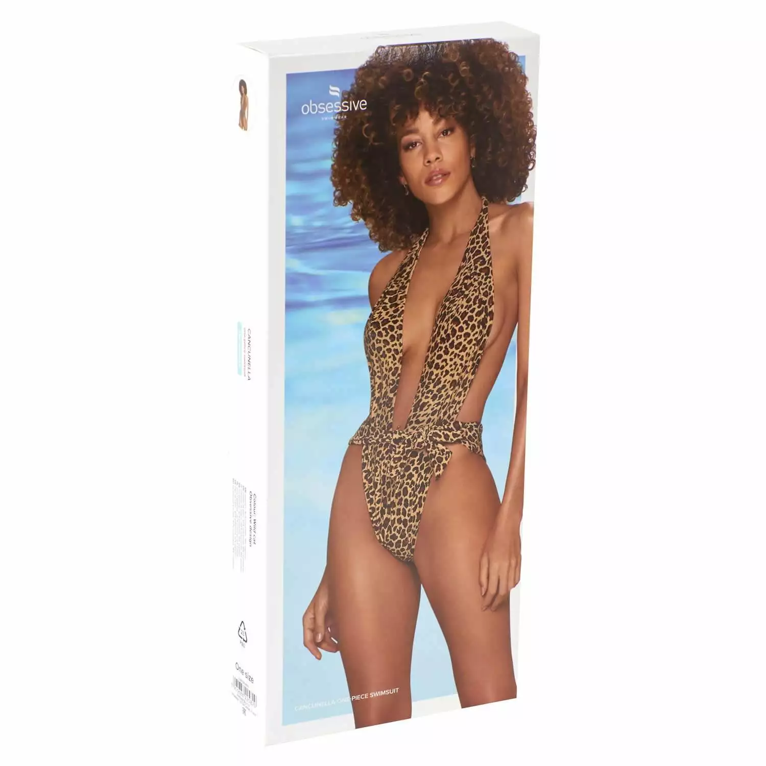 Obsessive Cancunella Badedragt med Leopard LookOnesize (S-L)