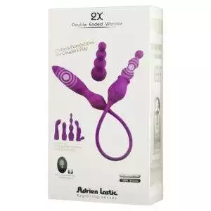Adrien Lastic 2X Double Ended Par Vibrator