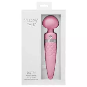 Pillow Talk Sultry Massagestav og Vibrator med Varmefunktion og Swarovski Krystal