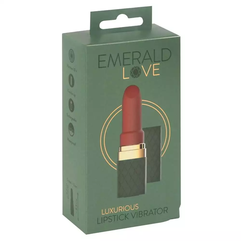 Emerald Love Lipstick Læbestift VibratorGrøn