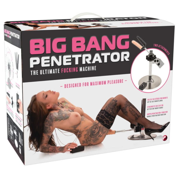 Sexmaskine - Big Bang PenetratorHud / Sort / Sølv