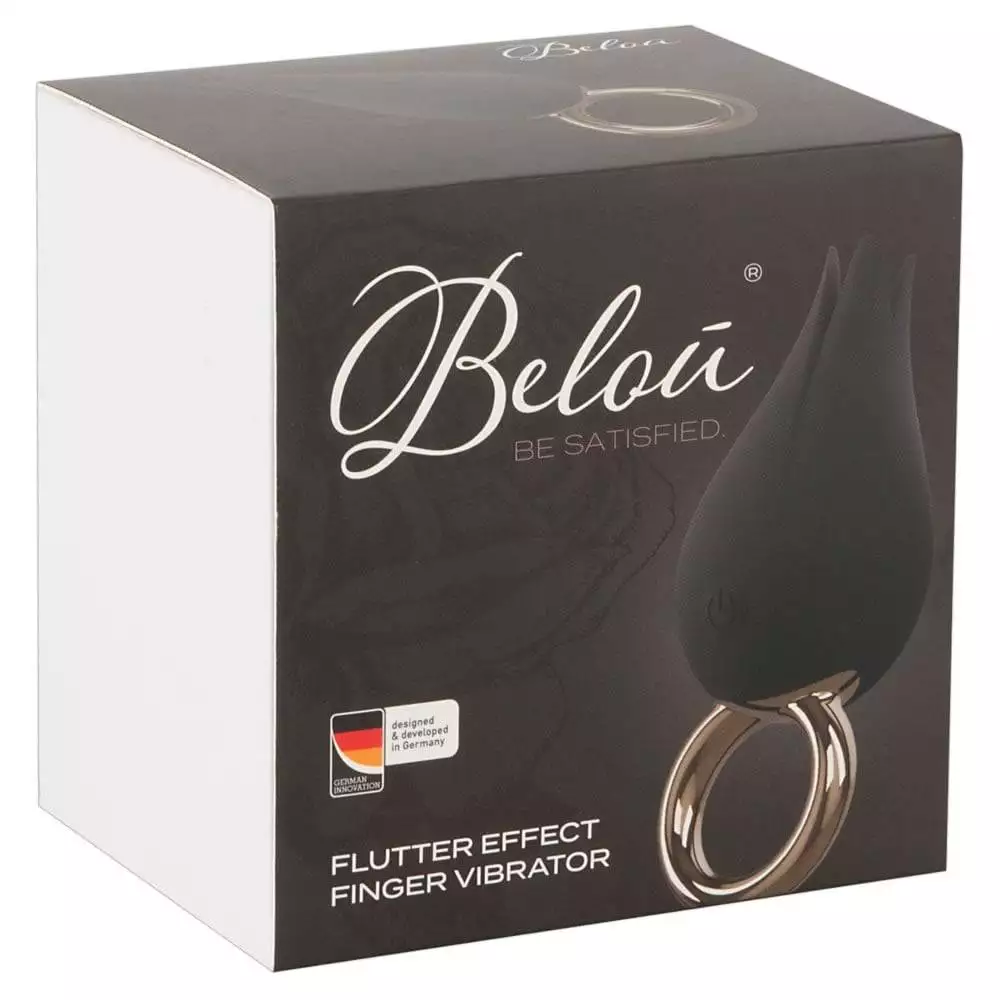 Belou Flutter Effect Finger VibratorSort / Guld