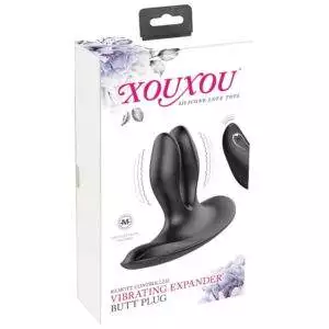XOUXOU Expander Anal Plug med Vibrator og Trådløs Fjernbetjening