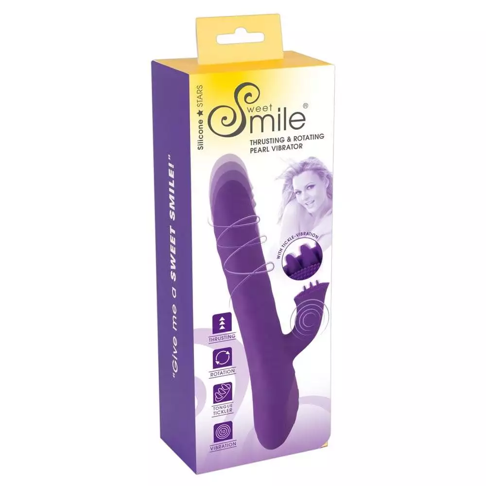 Sweet Smile Perle Vibrator med Stød og RotationLilla