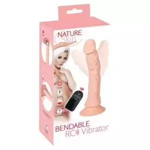 Nature Skin Naturlig Vibrator med Fjernbetjening
