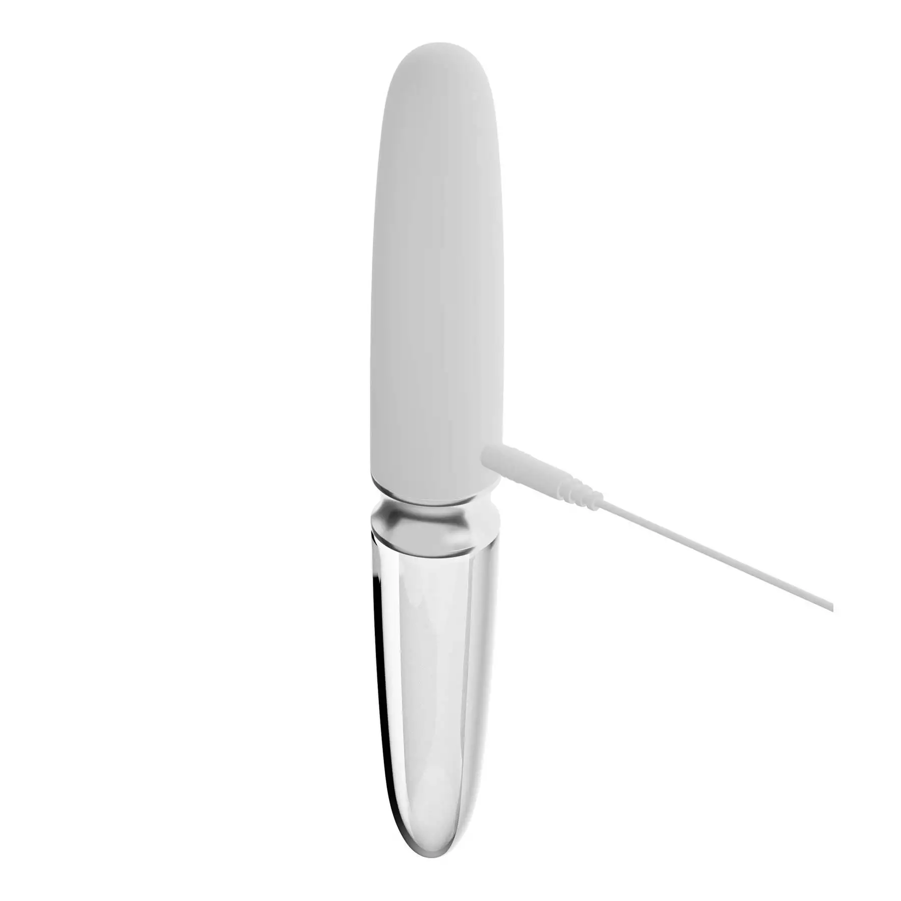 Liaison Straight Silikone og Glas Vibrator med LED Lys - Billede 6