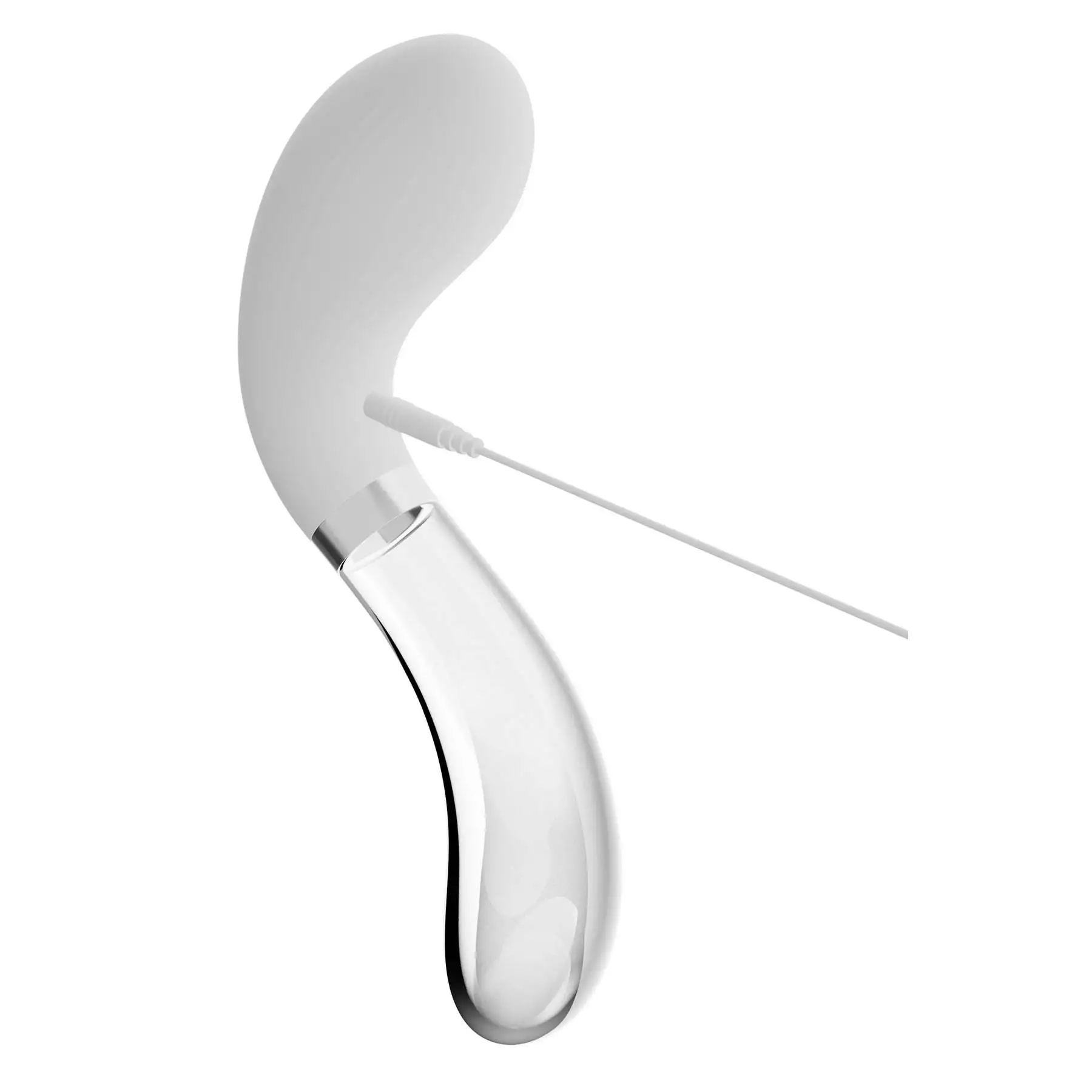 Liaison Curve Silikone og Glas Vibrator med LED Lys - Billede 5