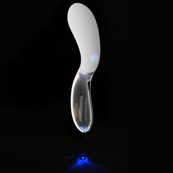 Liaison Curve Silikone og Glas Vibrator med LED Lys - Image 7