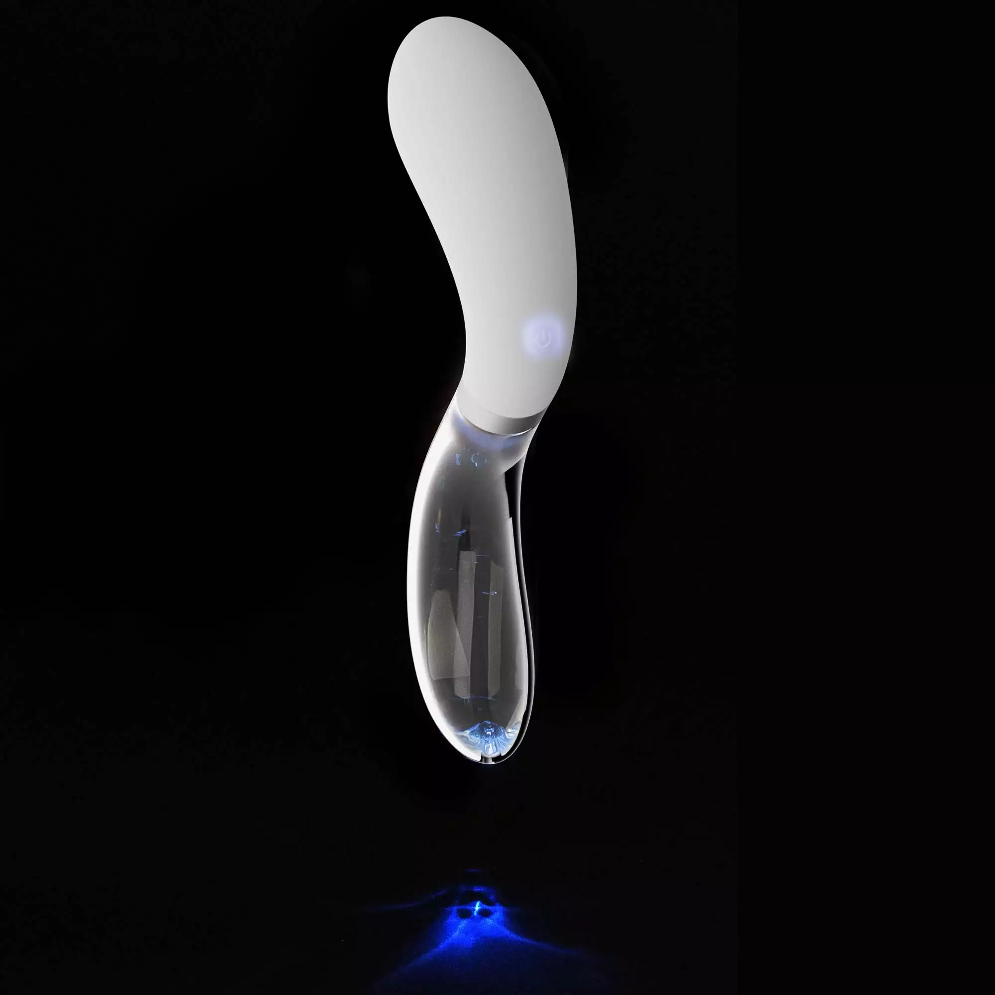 Liaison Curve Silikone og Glas Vibrator med LED Lys - Billede 7