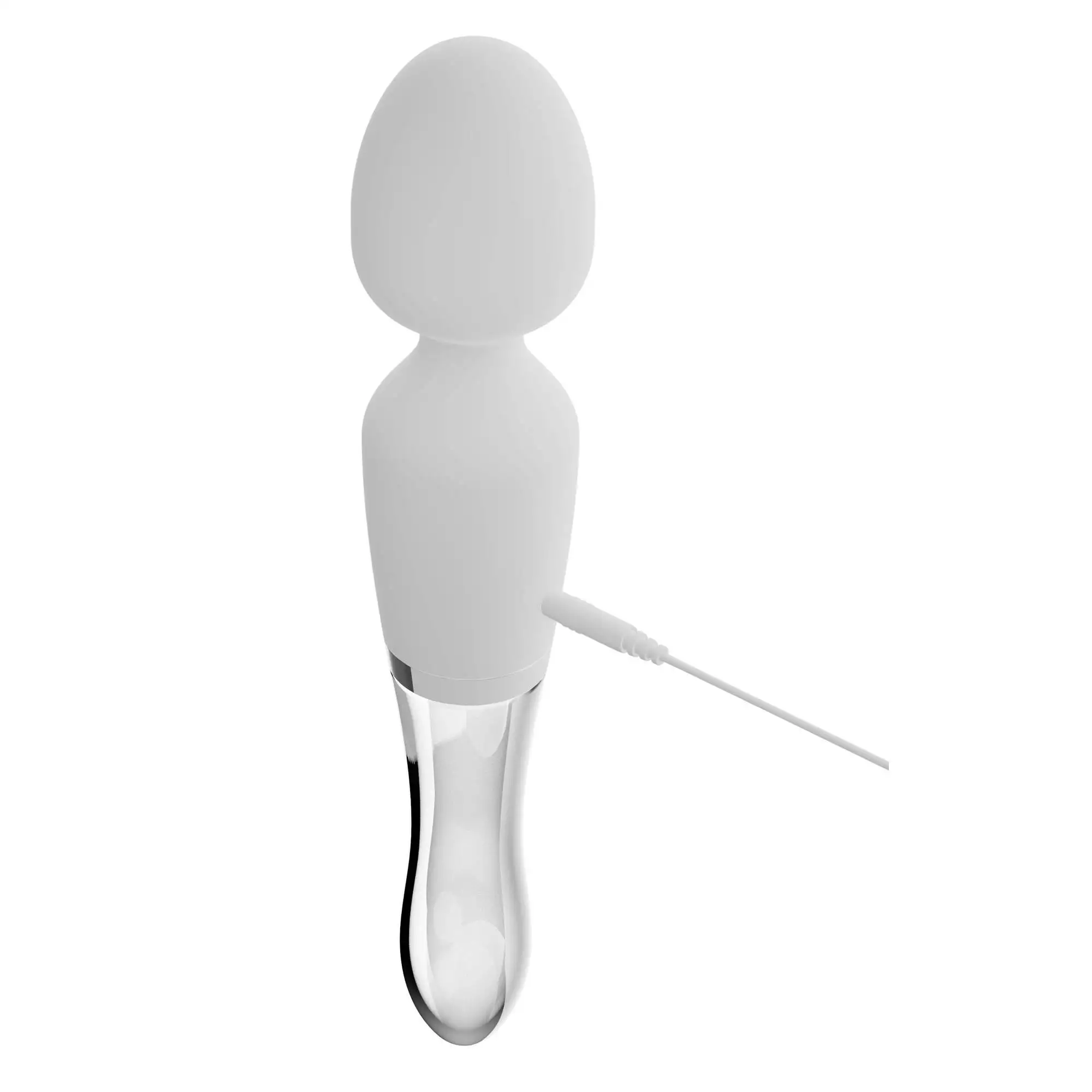 Liaison Wand Silikone og Glas Vibrator med LED Lys - Billede 4