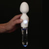 Liaison Wand Silikone og Glas Vibrator med LED Lys - Image 6