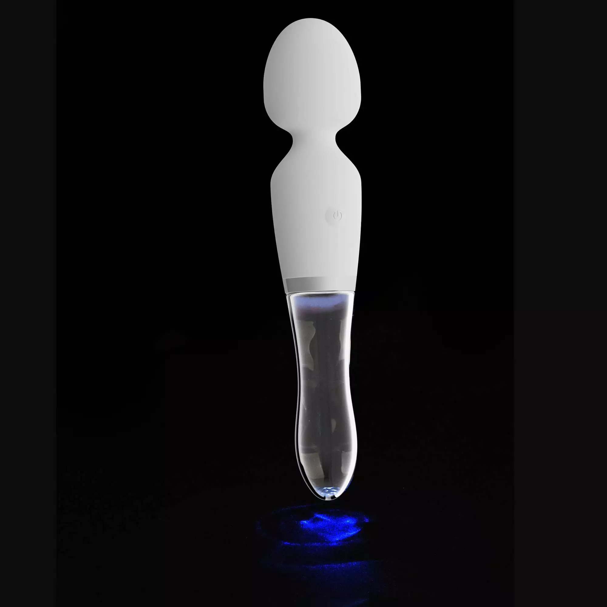 Liaison Wand Silikone og Glas Vibrator med LED Lys - Billede 5